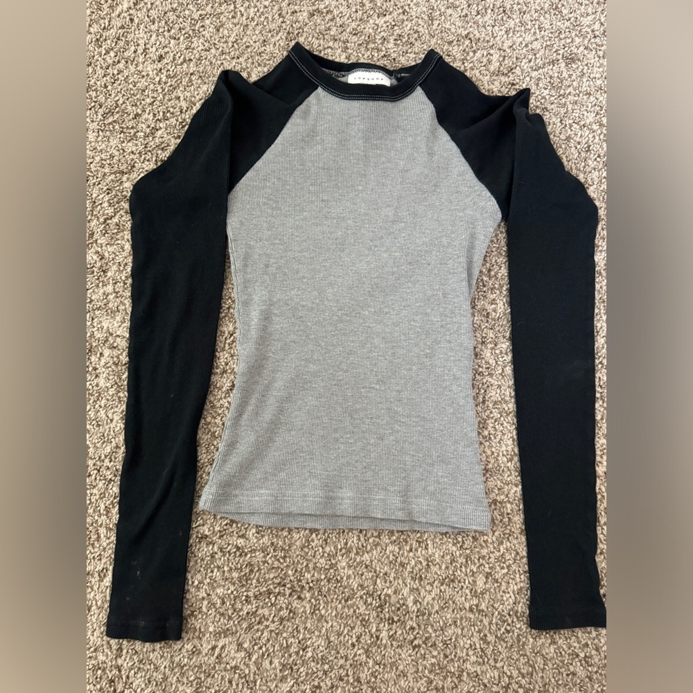 Topshop Colorblock Long Sleeve